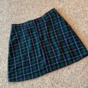 Plaid skirt